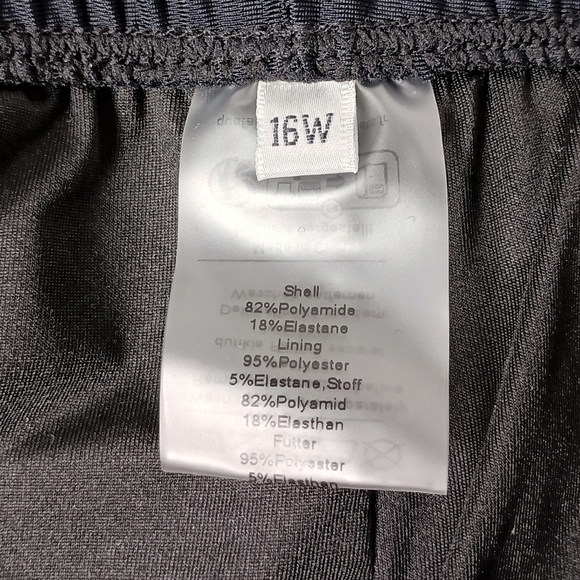 Womens 16W Plus Size Swimsuit Bathing Suit Modest Full Coverage Curvy Blue - Picture 8 of 10